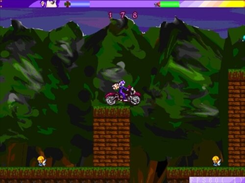 the Rider Runs in the Race.未完成版 Game Screen Shots