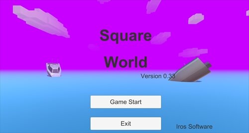 SquareWorld Version0.33 Game Screen Shot