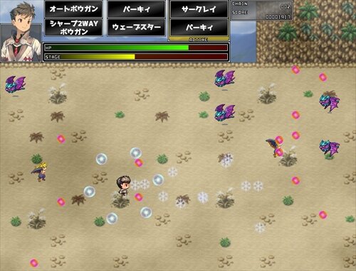 勇者の進軍 ゲーム画面