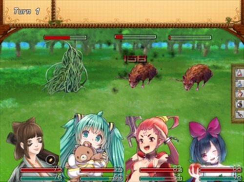 Summon Girls Game Screen Shots