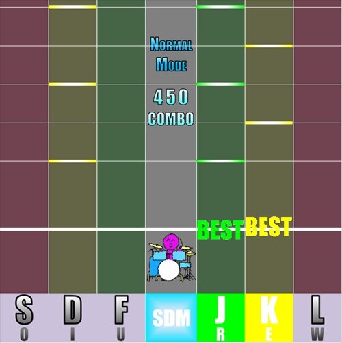 SuperDrumMaster Game Screen Shot1