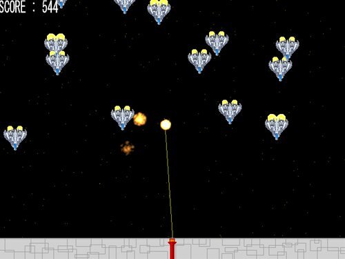 SPACE WAR Game Screen Shot