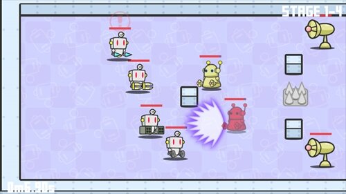 Go Go Robots -concept ver-　ゴーゴーロボッツ コンセプトバージョン ゲーム画面