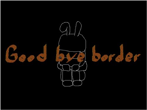 Good bye border Game Screen Shot
