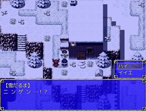 ブラックサンタと雪だるま Game Screen Shot2