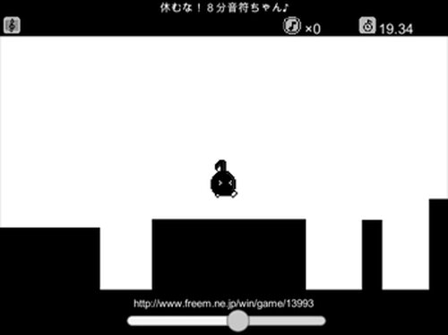 YASUHATI (休むな！８分音符ちゃん♪）（不要停！８分音符醬♪） Game Screen Shot5