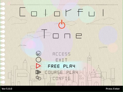 ColorfulTone ゲーム画面