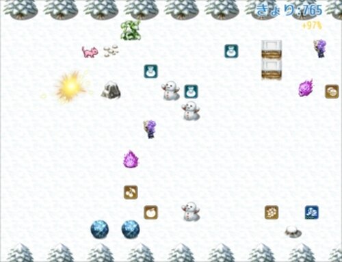 ピチの雪山ランニング - ぼうけんのほし外伝 Game Screen Shot4