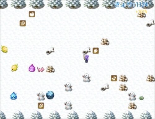 ピチの雪山ランニング - ぼうけんのほし外伝 Game Screen Shots