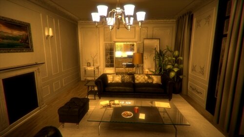 薄暗い部屋 -Gloomy Room-（体験版） ゲーム画面