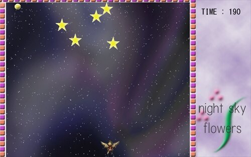 Night Sky Flowers Game Screen Shot