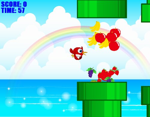 フルートバード / Fruite Bird Game Screen Shot
