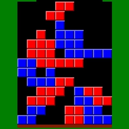 赤と青のブロックを消すゲーム Game Screen Shot3