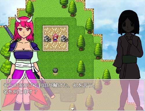 花桜子姫 ゲーム画面