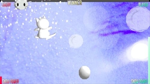 にぅにぅ雪合戦 Game Screen Shot2