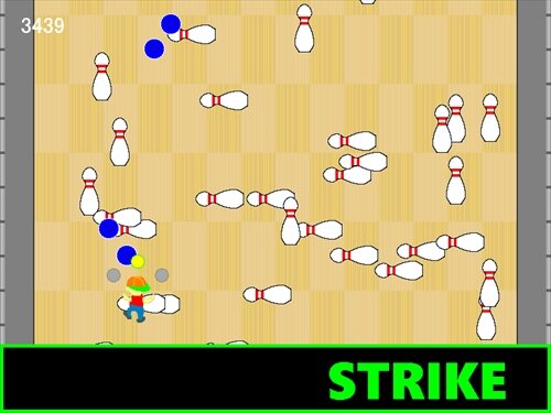 This is Bowling Game Screen Shot