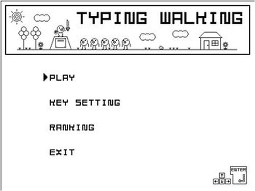 TypingWalking Game Screen Shot2