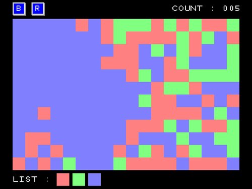 Color Panel Flood Game Screen Shot