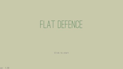 Flat Defence Game Screen Shot