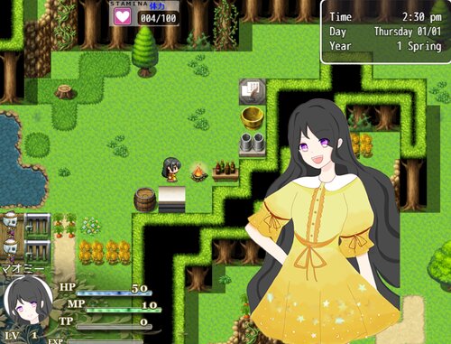 Hunter Girl ゲーム画面