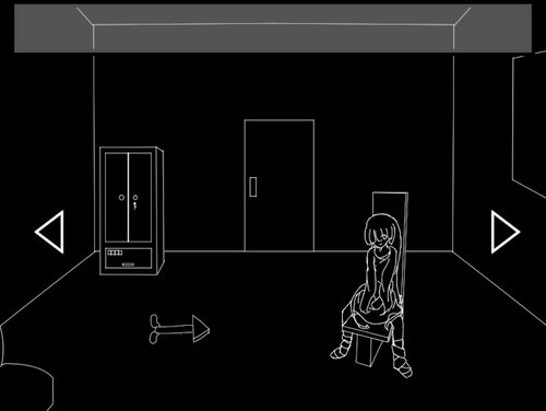 恐怖の個室 ゲーム画面1