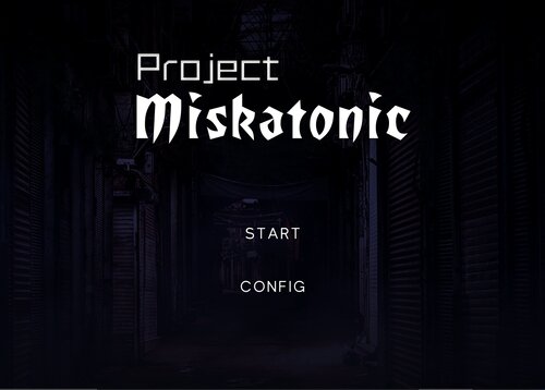 ProjectMiskatonic Game Screen Shots