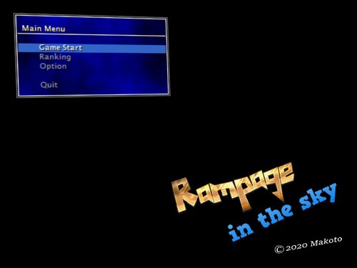 Rampage in the sky Game Screen Shot5