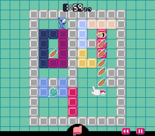 kuwacell puzzle (DEMO) Game Screen Shot1