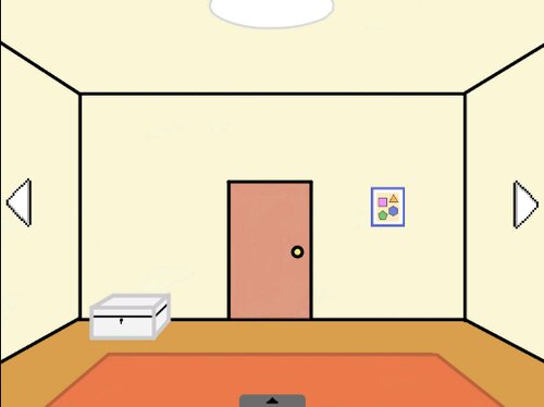 脱出ゲーム　普通の部屋 ゲーム画面1