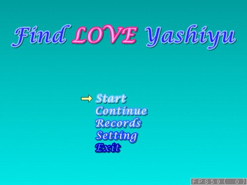 Find LOVE Yashiyu ゲーム画面