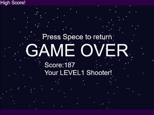 Scramble Shooting ゲーム画面