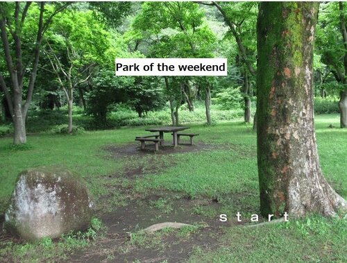 Park of the weekend ゲーム画面