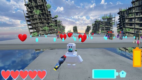 荒廃惑星脱出～危険なロボットとの戦い～ Game Screen Shot4