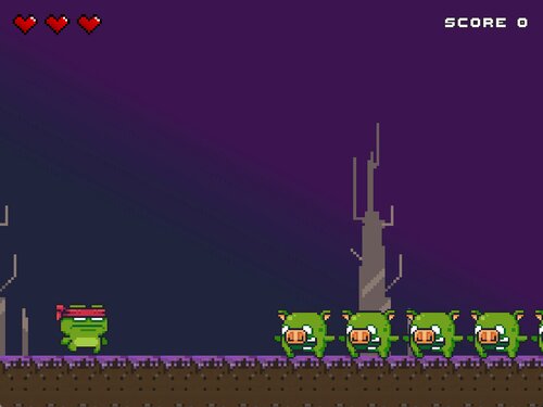 Frog Runner Game Screen Shot3