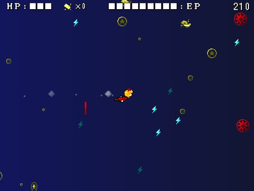 Space Diving ゲーム画面