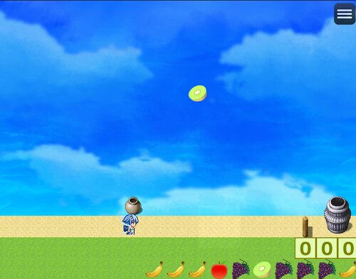 フルーツのフルーツキャッチャー Game Screen Shot4