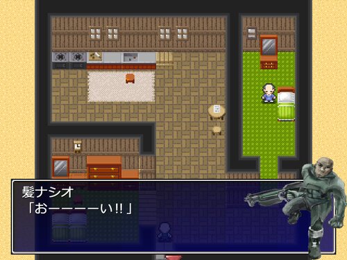 髪ウスオの災難 Game Screen Shot2