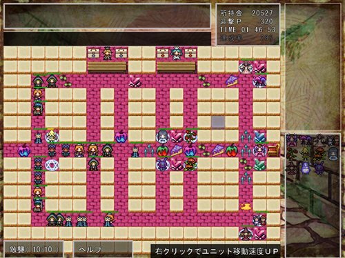妖菓子皇女外伝 LabyrinthCreator ゲーム画面