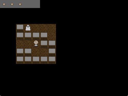 暗闇廃旅館 ゲーム画面