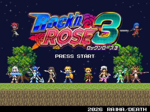 Rock'n ROSE 3rd ゲーム画面s