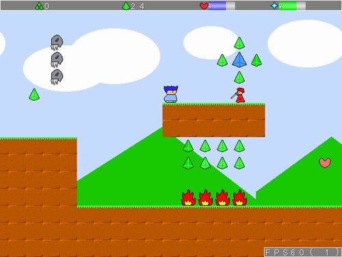 Practice Month Ⅴ ゲーム画面1