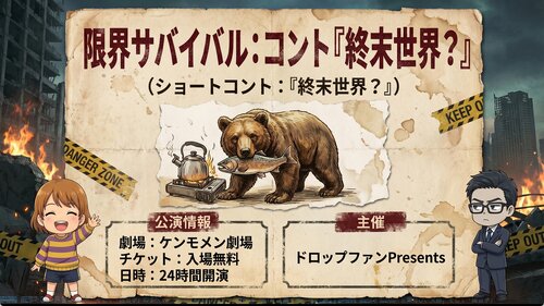 ケンモメン劇場 七・八月 合併号 ゲーム画面1