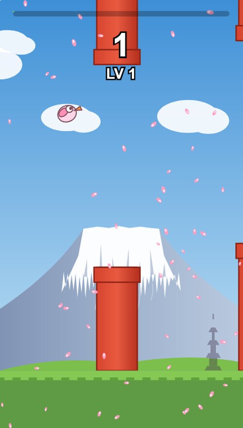 Fuji Flight ゲーム画面