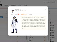 ペナントシミュレーター ゲーム画面1
