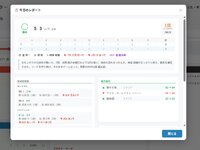 ペナントシミュレーター ゲーム画面2