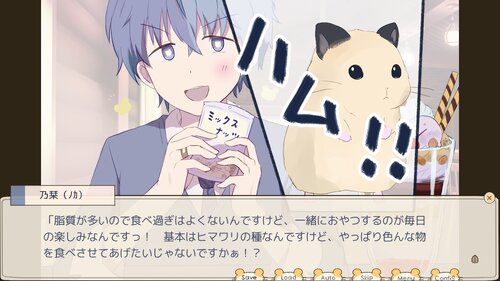 飼音くんはハムスターしか見ていない！！ ゲーム画面