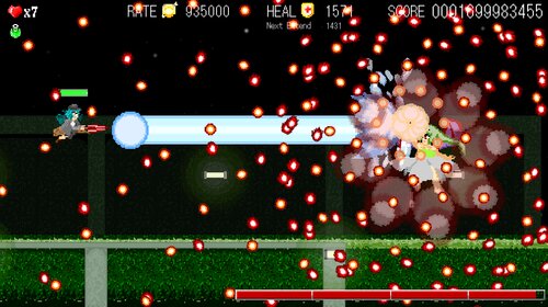 ぱらそるしゅーたー ゲーム画面3