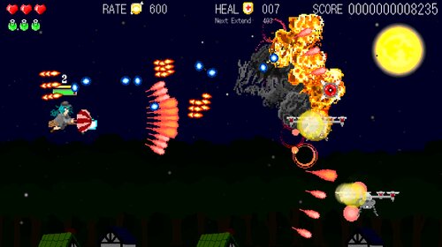 ぱらそるしゅーたー ゲーム画面s
