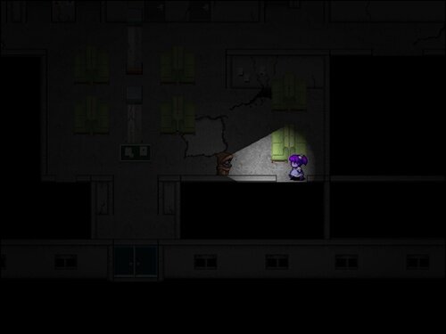 廃病院とガスマスク ゲーム画面