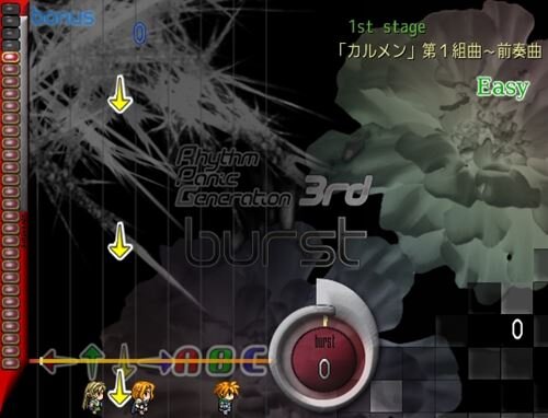 Rhythm Panic Generation 3rd × burst Game Screen Shot1